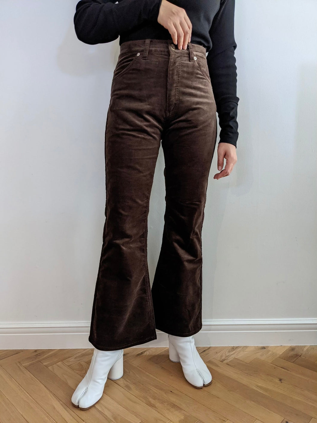 Corduroy Boot Cut Pants