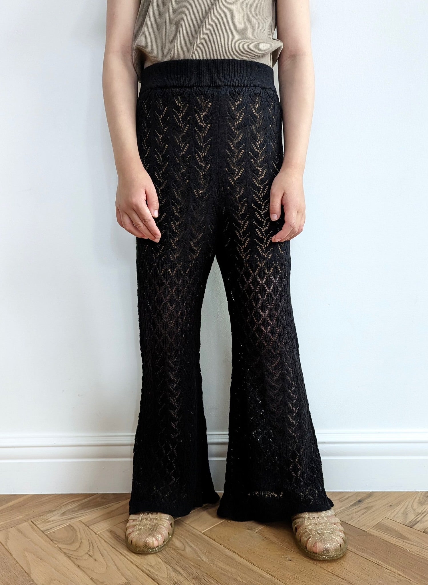 祝開店!大放出セール開催中】 mediam Kids Lace Bell Bottoms フレア