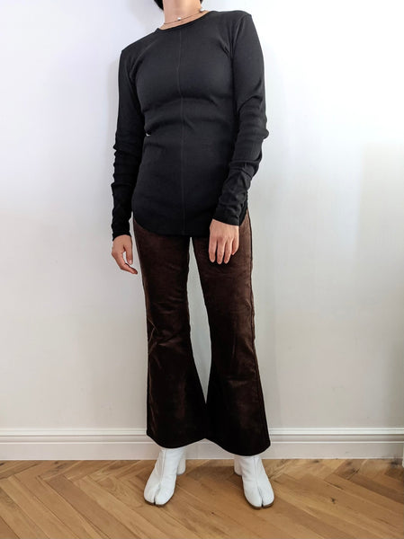 画像をギャラリービューアに読み込む, Rib Cut Pullover
