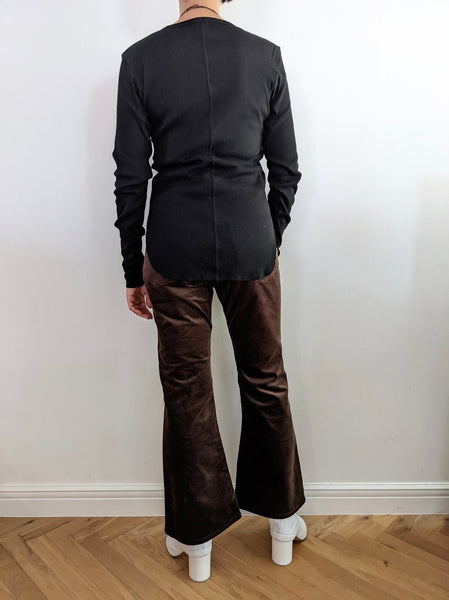 画像をギャラリービューアに読み込む, Rib Cut Pullover
