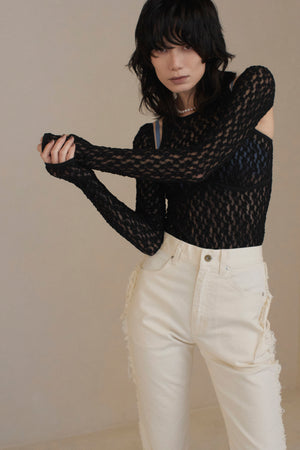 Stretch Lace Tops & Sleeve