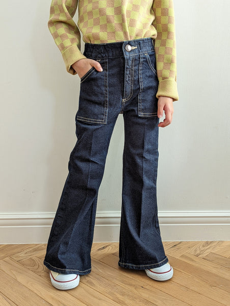 画像をギャラリービューアに読み込む, Kids Center Press Denim Pants
