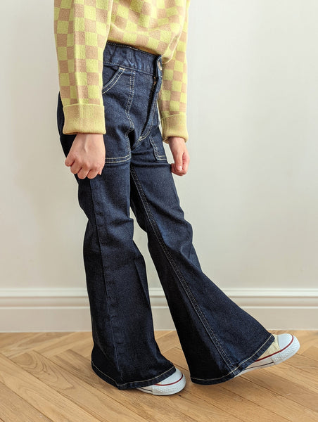 画像をギャラリービューアに読み込む, Kids Center Press Denim Pants
