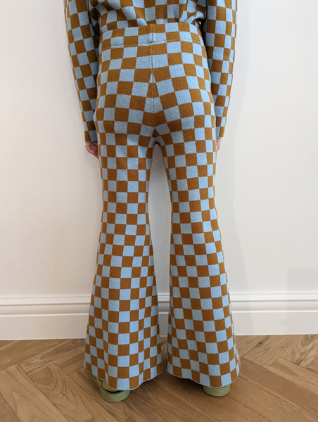 画像をギャラリービューアに読み込む, Kids Checkered Bell Bottoms
